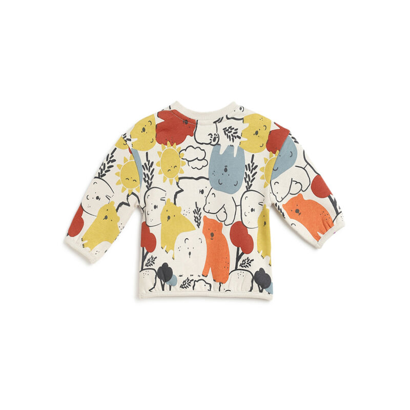 Boys Medium Natural Printed Sweatshirt image number 1